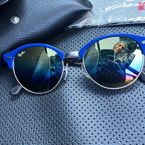 NWOT Ray-Ban Blue and Tan - Picture 2 of 3